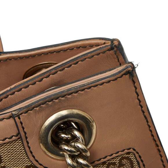 GUCCI Cream Leather Shoulder Bag - Picture 9 of 15